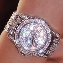 Load image into Gallery viewer, Luxury Women Watches Fashion Woman Rhinestone Watch Austria Crystal Ceramic Watches Female Quartz Wristwatches Lady Dress Watch