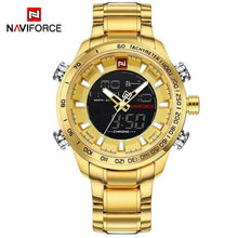 Load image into Gallery viewer, NAVIFORCE Quartz Wristwatch Mens Watches Top Brand Luxury Sport Military Watch Men Clock Stainless Waterproof relogio masculino