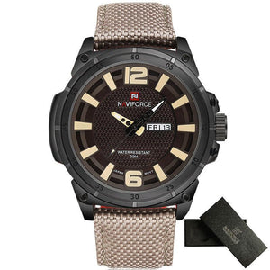 2018 NAVIFORCE Luxury Brand Watches Men Fashion Casual Men's Quartz Watch Waterproof Sports Wristwatches Clock Relogio Masculino