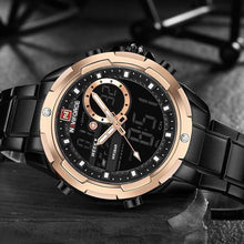 Load image into Gallery viewer, NAVIFORCE Men Sports Watches Fashion LED Digital Quartz Wrist Watches Luxury Top Brand Waterproof Clock Male Relogio Masculino