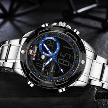 Load image into Gallery viewer, NAVIFORCE Men Sports Watches Fashion LED Digital Quartz Wrist Watches Luxury Top Brand Waterproof Clock Male Relogio Masculino