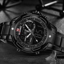 Load image into Gallery viewer, NAVIFORCE Men Sports Watches Fashion LED Digital Quartz Wrist Watches Luxury Top Brand Waterproof Clock Male Relogio Masculino