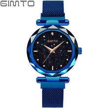 Load image into Gallery viewer, Magnet Buckle Luxury Women Watches Crystal Rose Gold Quartz Ladies Watch Stainless Steel Dress Female Clock relogio feminino