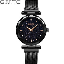 Load image into Gallery viewer, Magnet Buckle Luxury Women Watches Crystal Rose Gold Quartz Ladies Watch Stainless Steel Dress Female Clock relogio feminino