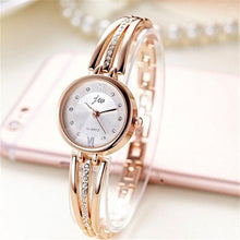 Load image into Gallery viewer, Elegant Love Scale Lady Hand Ring Bracelet Quartz Watches Women Fashion Watch 2018 Rose Gold Watch Woman Clock Wristwatch