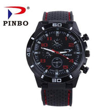 Load image into Gallery viewer, Mens Watches Top Brand Luxury Quartz wristwatches Men Fashion Silicone strap outdoor military Sport clock men zegarki meskie