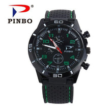 Load image into Gallery viewer, Mens Watches Top Brand Luxury Quartz wristwatches Men Fashion Silicone strap outdoor military Sport clock men zegarki meskie