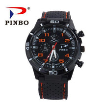 Load image into Gallery viewer, Mens Watches Top Brand Luxury Quartz wristwatches Men Fashion Silicone strap outdoor military Sport clock men zegarki meskie